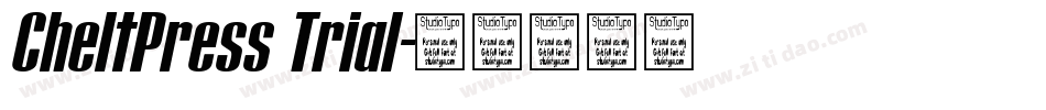 CheltPress Trial字体转换